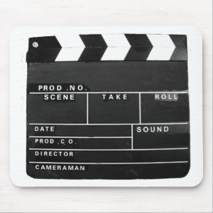 movie film video makers Clapper board design マウスパッド
