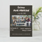 Movie Marathon Christmas Party Invitation 招待状 (スタンド正面)