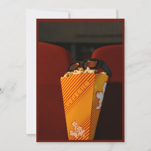 Movie Marathon Christmas Party Invitation 招待状 (裏面)