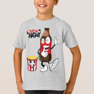 *Movie Night* おもしろい Friends T-Shirt Tシャツ