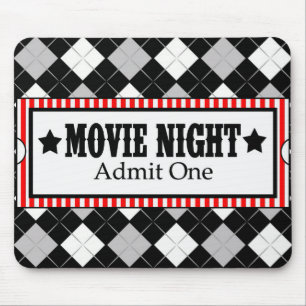 *Movie Night*ムービーチケットマウスパッド マウスパッド