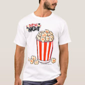 *Movie Night* PopcornタブTシャツ Tシャツ (正面)