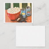 Movie Night Snacks ノートカード (正面/裏面)