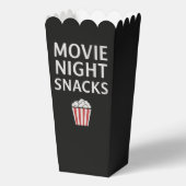Movie Night Snacks Popcorn Box | Kids Birthday  フェイバーボックス (裏面)