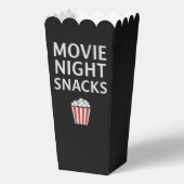 Movie Night Snacks Popcorn Box | Kids Birthday  フェイバーボックス (正面)