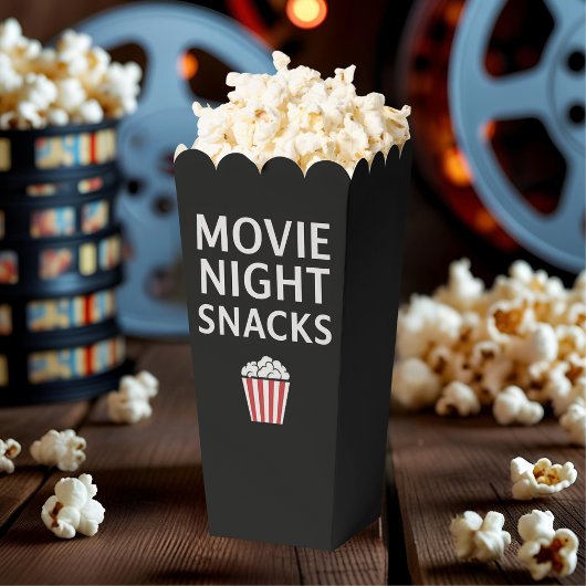 Movie Night Snacks Popcorn Box | Kids Birthday  フェイバーボックス