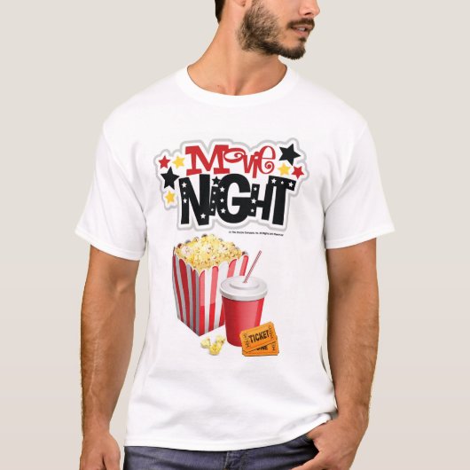 *MOVIE NIGHT* Tシャツ (正面)