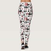 Movie Reels and Popcorn Leggings レギンス (裏面)