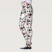 Movie Reels and Popcorn Leggings レギンス (左)