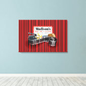 MOVIE STARこうもりバー（ユダヤ教の）バル・ミツバーサインインメモリボード キャンバスプリント (インサイチュ (ウッドフロア))