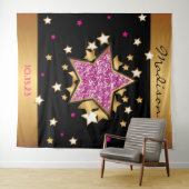 MOVIE STAR HOLLYWOODブロードウェイPhoto-Op Backdrop タペストリー (インサイチュ(横))