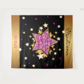 MOVIE STAR HOLLYWOODブロードウェイPhoto-Op Backdrop タペストリー (正面(横))