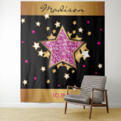 MOVIE STAR HOLLYWOODブロードウェイPhoto-Op Backdrop タペストリー (インサイチュ)