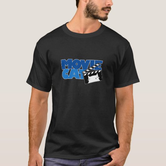 MovieCat色のロゴ Tシャツ (正面)