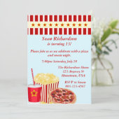 Movienightのパーティーの招待 招待状 (スタンド正面)