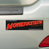 Moviesucktasticのバンパーステッカー バンパーステッカー (車上)