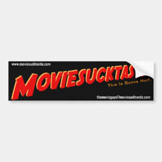 Moviesucktasticのバンパーステッカー バンパーステッカー