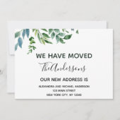 Moving Announcement春 招待状 (正面)