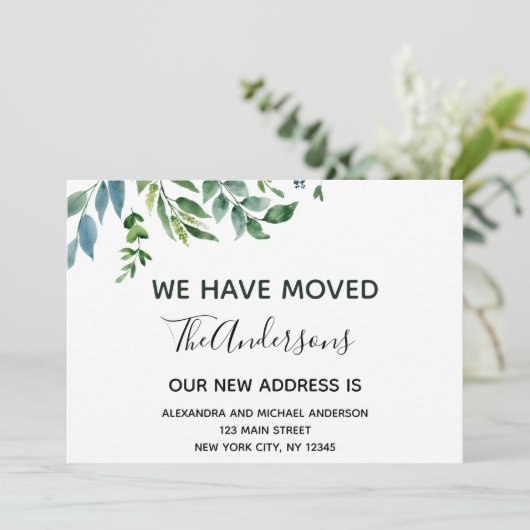 Moving Announcement春 招待状 (スタンド正面)