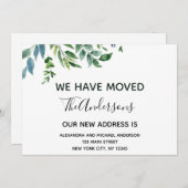 Moving Announcement春 招待状 (正面/裏面)