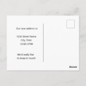 Moving Announcement Arkansas Mockingbird Flowers ポストカード (裏面)