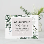 Moving Announcement Eucalptus Greenery 招待状 (スタンド正面)