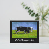 Moving Announcement: Holstein Cougs: Pastel Art 案内ポストカード (スタンド正面)