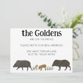 MOVING ANNOUNCEMENT Javelinaファミリーサウスウエストカード 招待状 (スタンド正面)