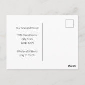 Moving Announcement Maryland Baltimore Oriole ポストカード (裏面)