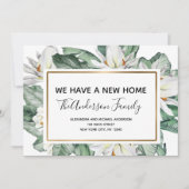 Moving Announcement Tropicalフローラ 招待状 (正面)