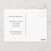 Moving Announceming Meadowlark Paintbrush ポストカード (裏面)