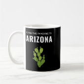 Moving Away Screw This I'm Moving To Arizona State コーヒーマグカップ (左)