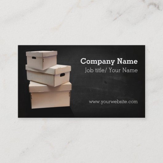 Moving company/Box/Boxes/Cardboard company 名刺 (正面)