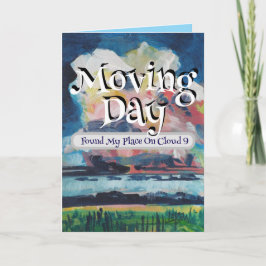 Moving Day Found My Place On Cloud 9 Annoucement カード