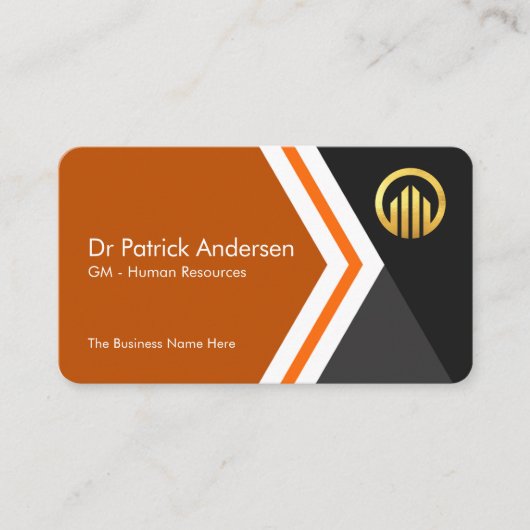 Moving Forward Arrows To Success Founder 名刺 (正面)