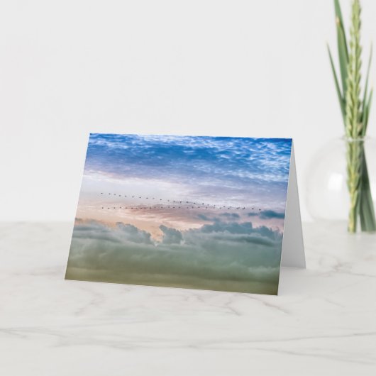 Moving Forward Bird Migration Team Inspiration（前進の カード (正面)