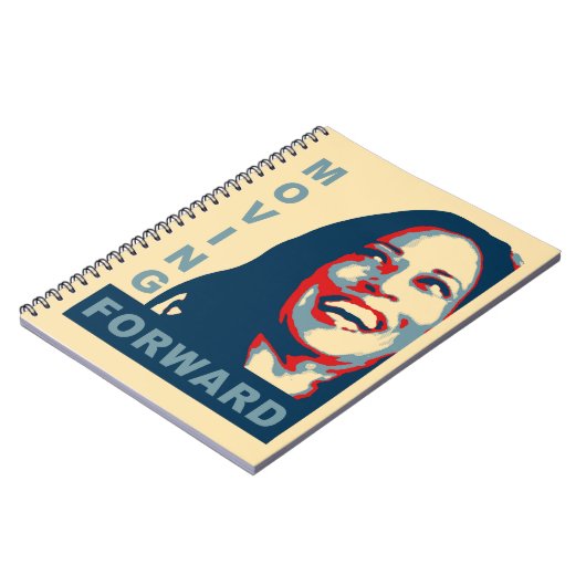MOVING FOWARD KAMALA HARRIS 2024 ノートブック (左側)