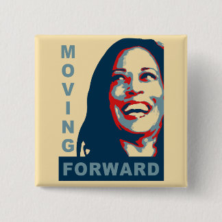 MOVING FOWARD - Kamala Harris for President 2024 缶バッジ