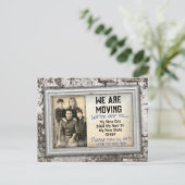 Moving House,あなたの写真は古いフレーム,おもしろい ポストカード (スタンド正面)