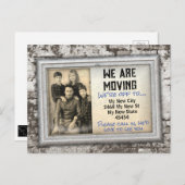 Moving House,あなたの写真は古いフレーム,おもしろい ポストカード (正面/裏面)
