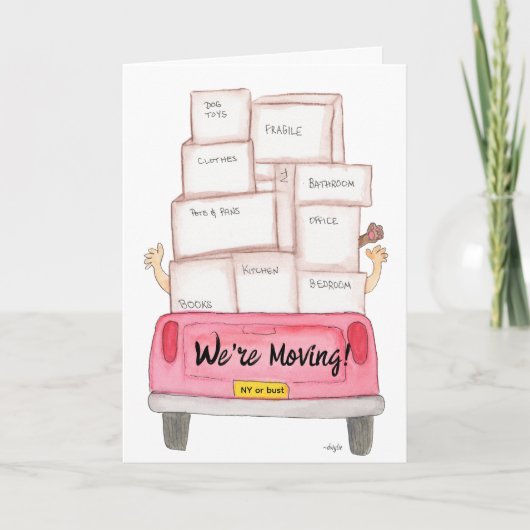 Moving on Down the Road - change of address シーズンカード (正面)