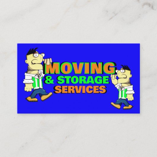 Moving & Storage Company Full Serviceプロフェッショナル 名刺 (正面)