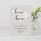 Moving to S Carolina New Address Home Sweet Home 招待状 (スタンド正面)