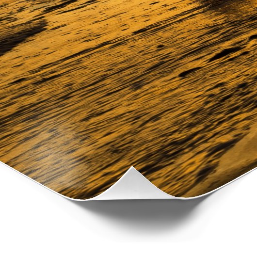 Möwen im Sonnenuntergang ポスター (コーナー)