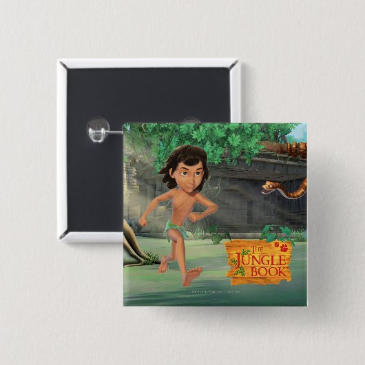 Mowgli 3 缶バッジ (正面&裏面)