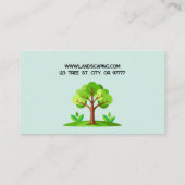 Mowing and Landscaping Business Card 名刺 (裏面)