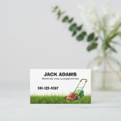 Mowing and Landscaping Business Card 名刺 (スタンド正面)