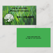 Mowing and Landscaping Business Card 名刺 (正面/裏面)