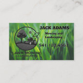 Mowing and Landscaping Business Card 名刺 (正面)