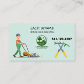 Mowing and Landscaping Business Card 名刺 (正面)